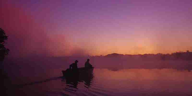 Fishing on High Falls Flowage