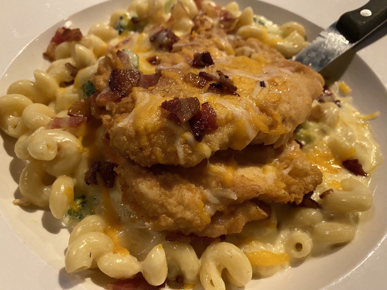 Mac and cheese at Harborside Restaurant