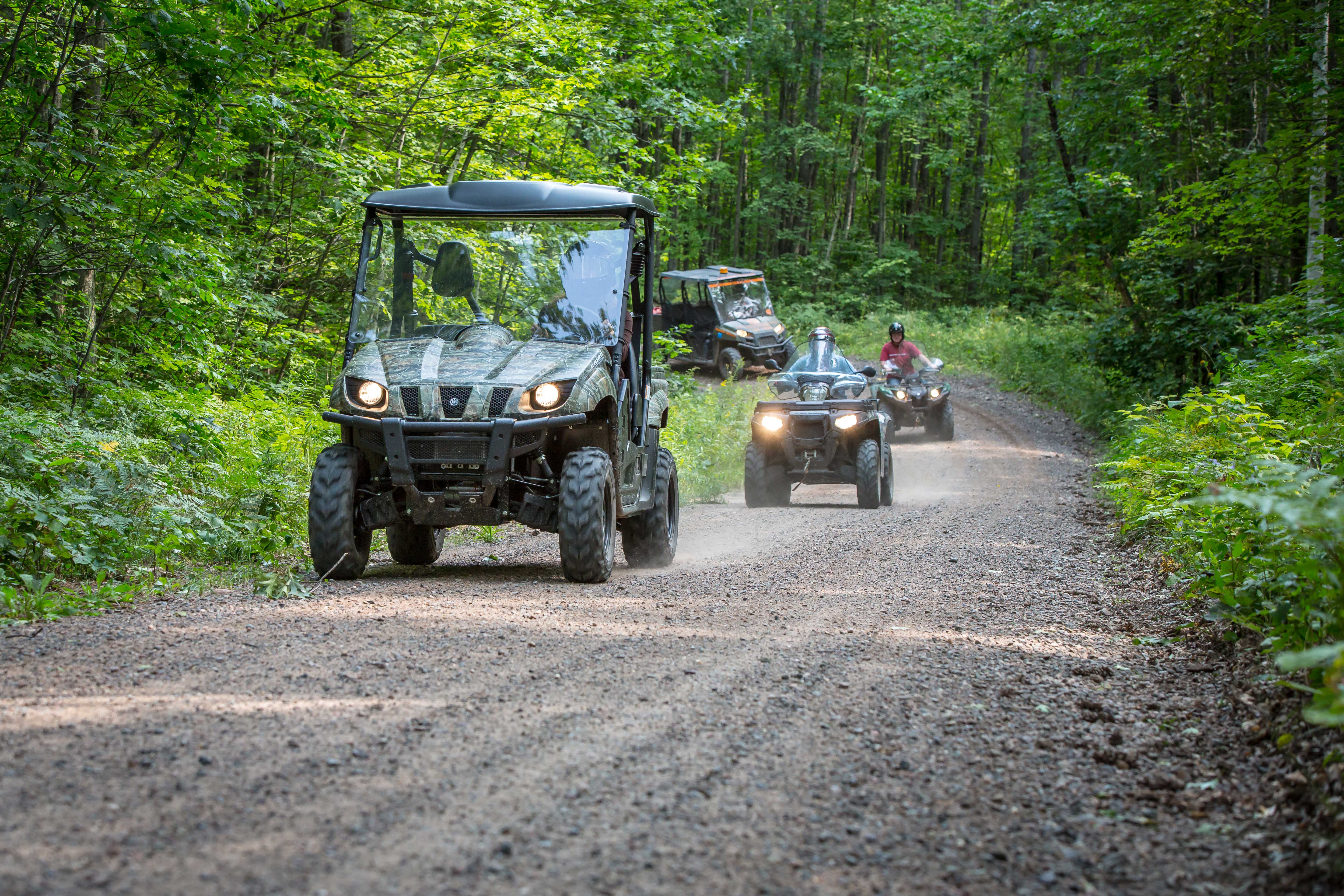ATVing in the Washburn County Forest