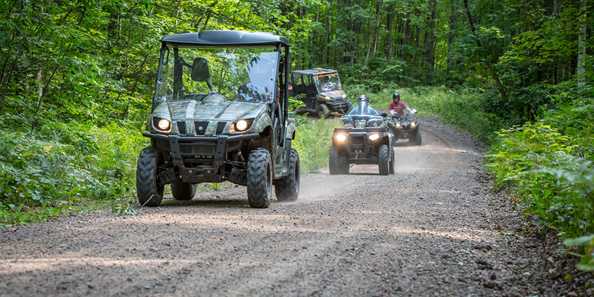 ATVing in the Washburn County Forest