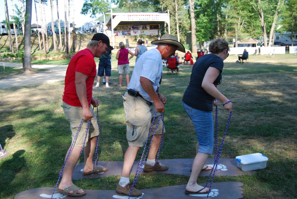 Fun at Kickapoo Stump Dodger Campground