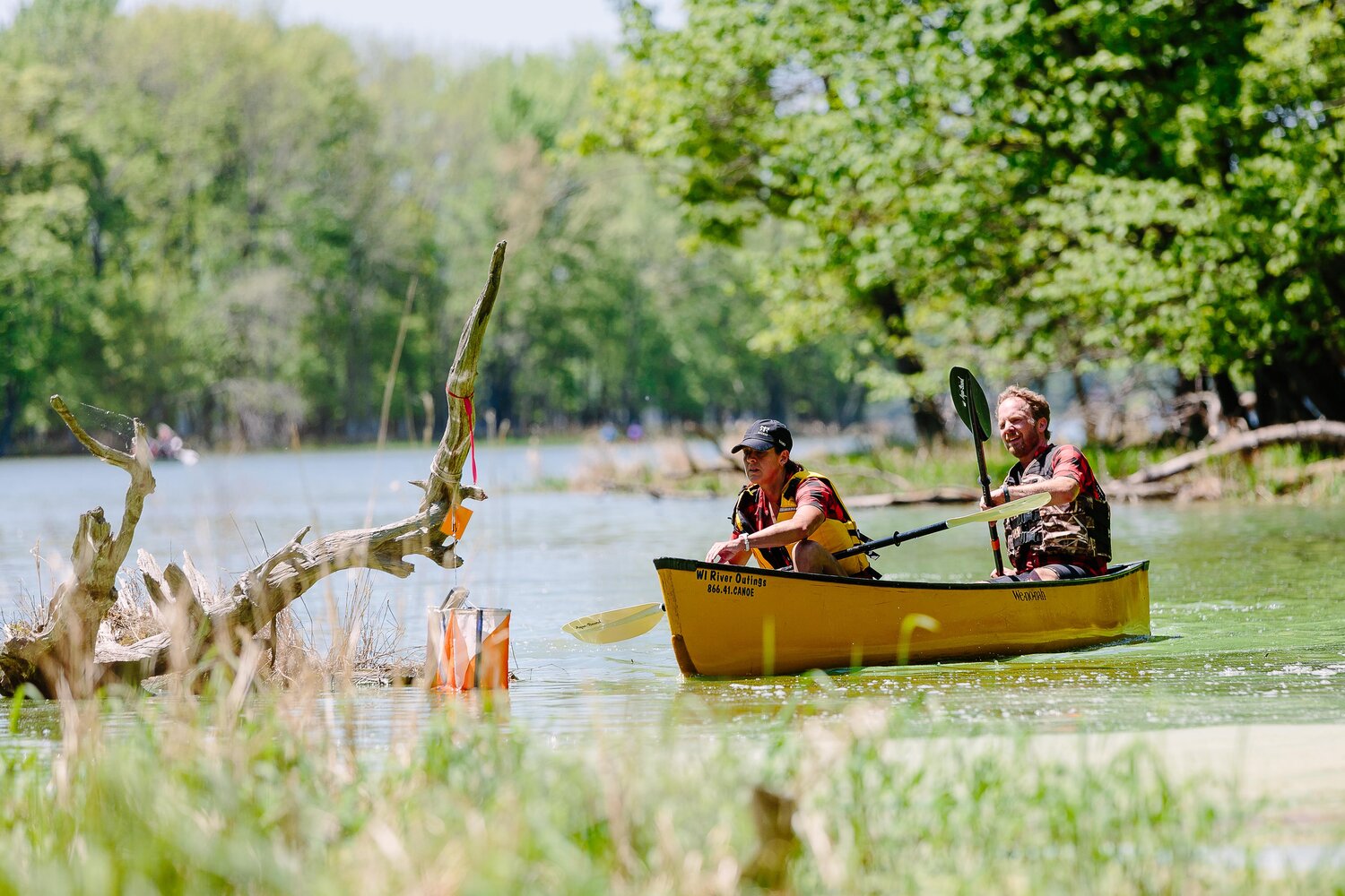 Canoe in Rib Mountain Challenge