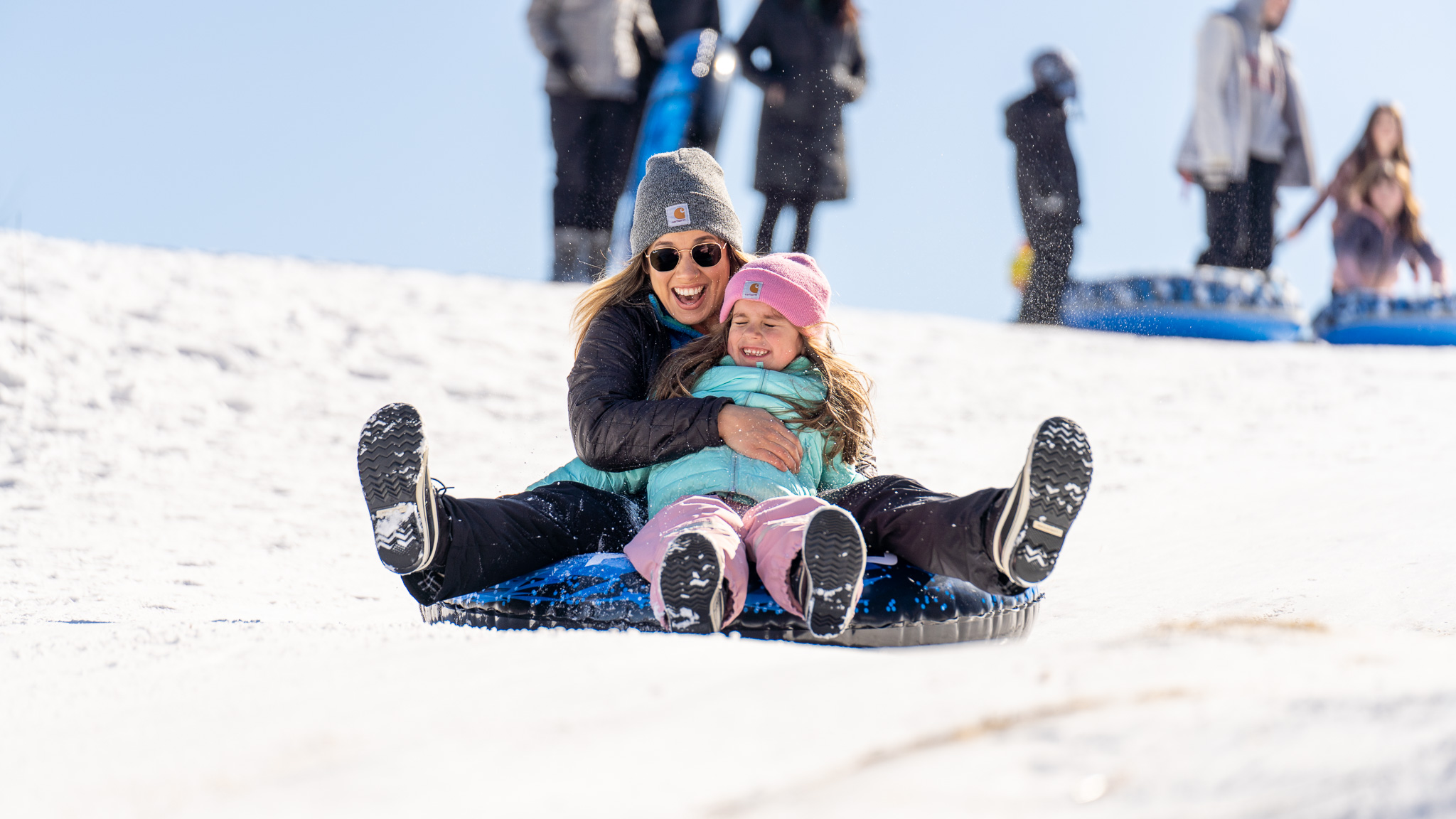 Sledding hill at Silver Creek in Manitowoc