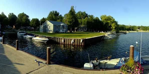 Harbor view of Norrland Resort