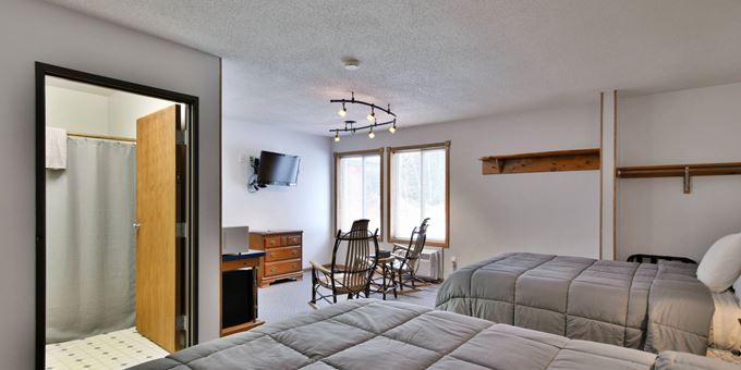 Whether you’re ATVing or snowmobiling in Northern Wisconsin, our hotel rooms offer instant access to snowmobile and UTV trails, making it easy to take a break in your room or to warm up after a day on the trails.