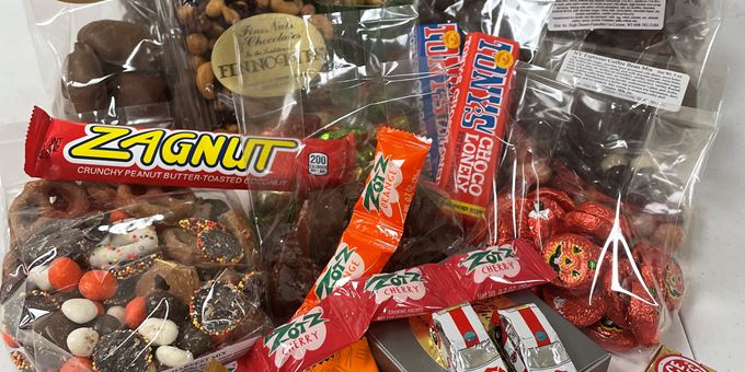 If you&#39;re ever looking for unique or hard to find candies, we have so many of them! Any occasion can be made more special with these treats. Gift bags are also available.