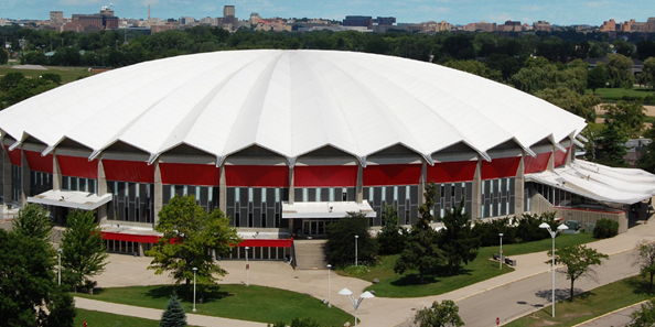The 10,231 person capacity Coliseum.