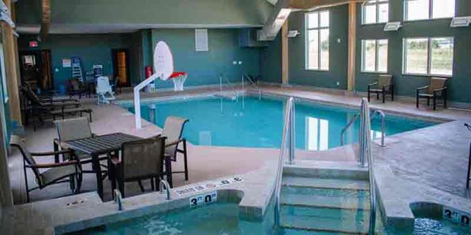 Enjoy the pool at The Lodge At Mauston