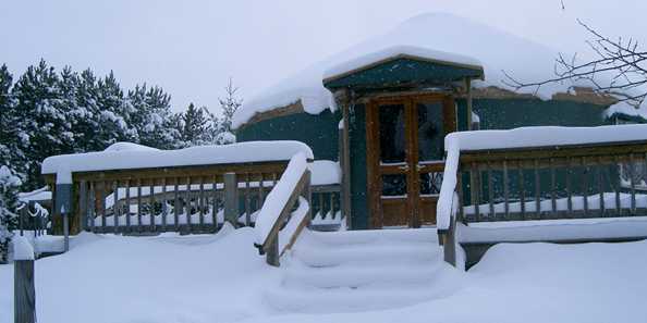 Winter at the Yurt