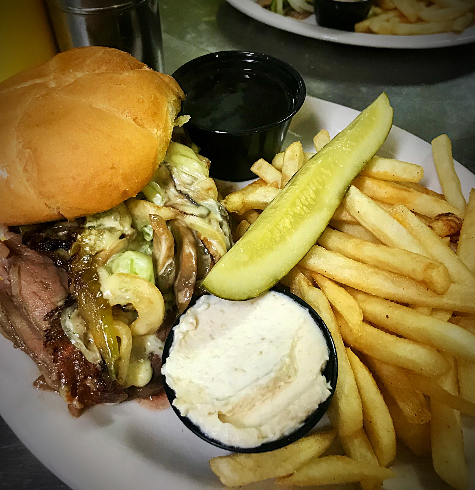 Wolff's River Inn mouth-watering sandwich