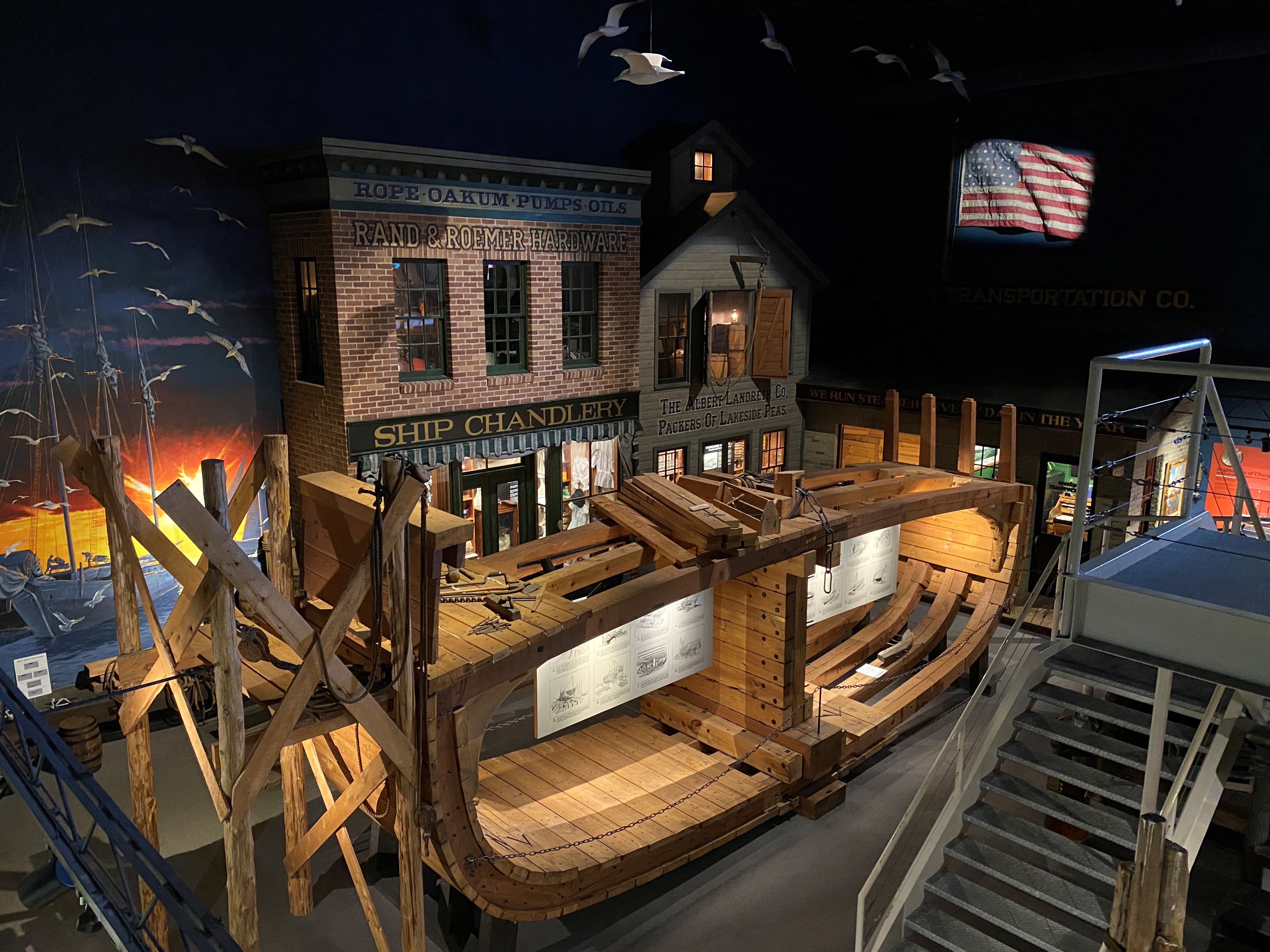 Schooner exhibit