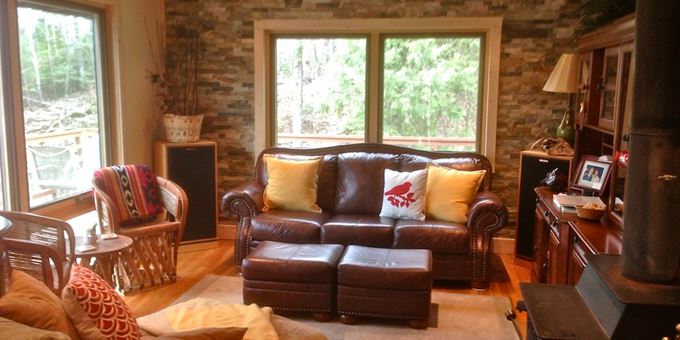 Living Room at Hauser&#39;s Bayfield Cabin