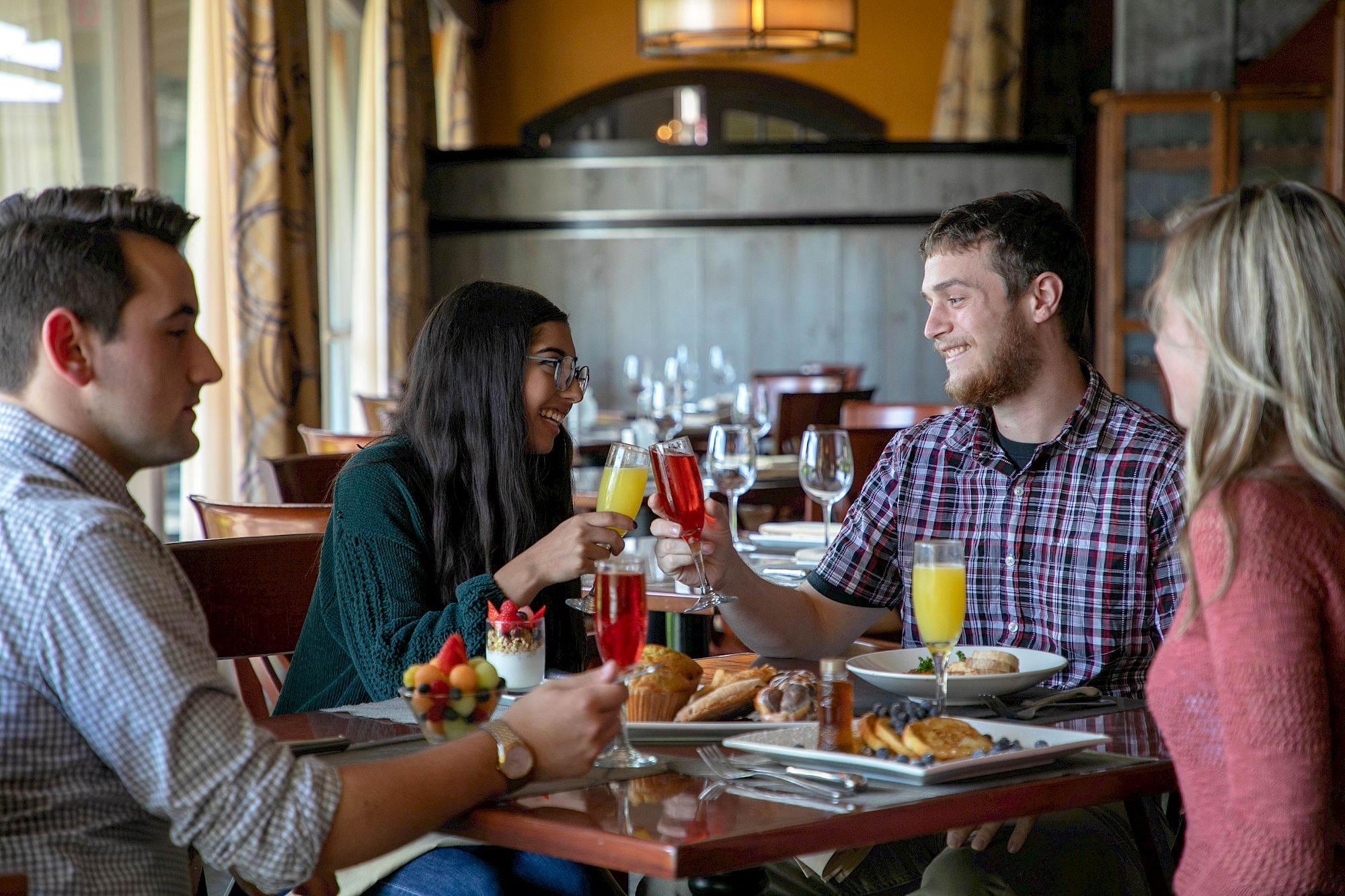 Family dining at 240 West