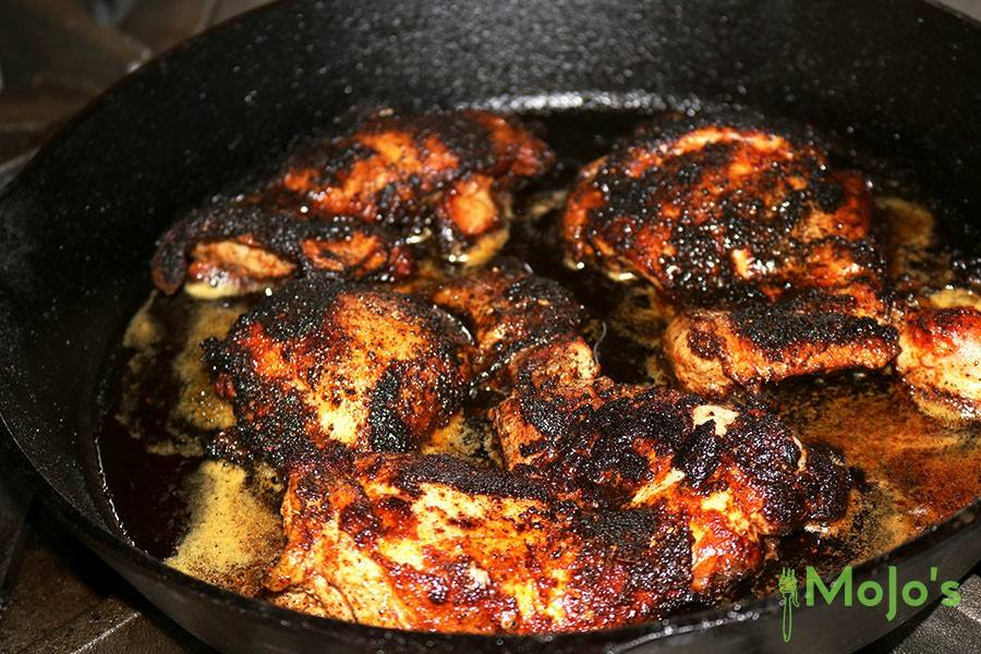 Blackened chicken