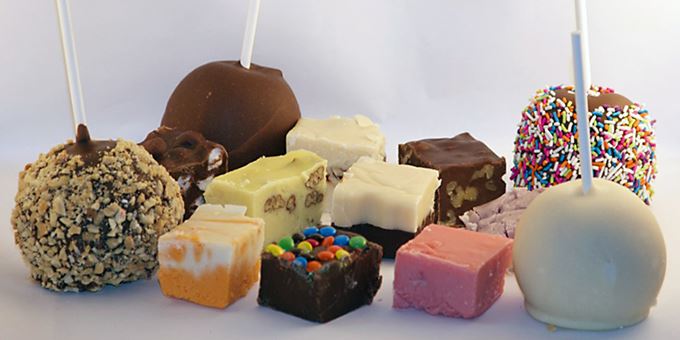 Sweeden Sweets specializes in homemade fudge, chocolates, and other confections