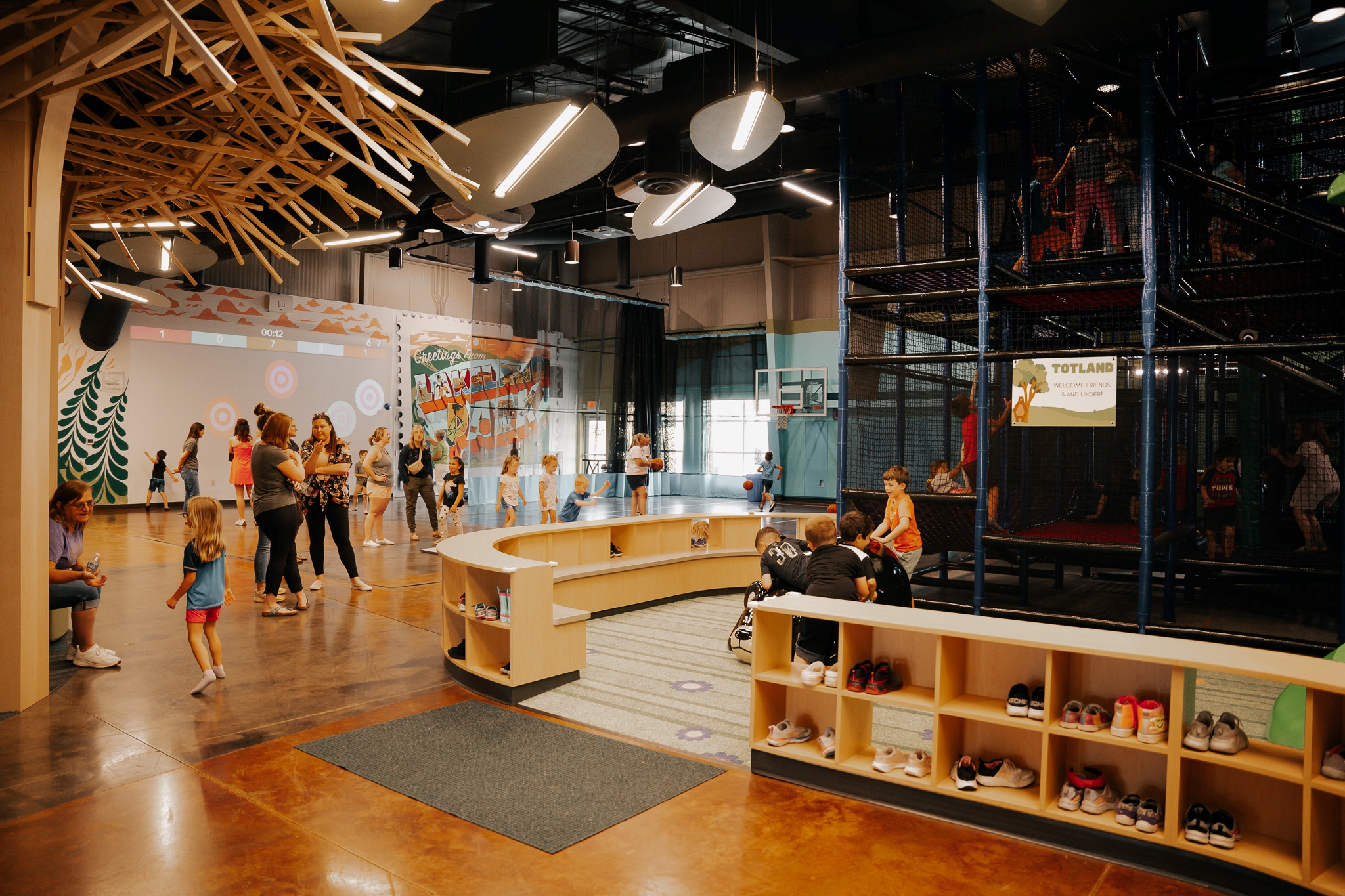 Kids playing at Lakeland Park