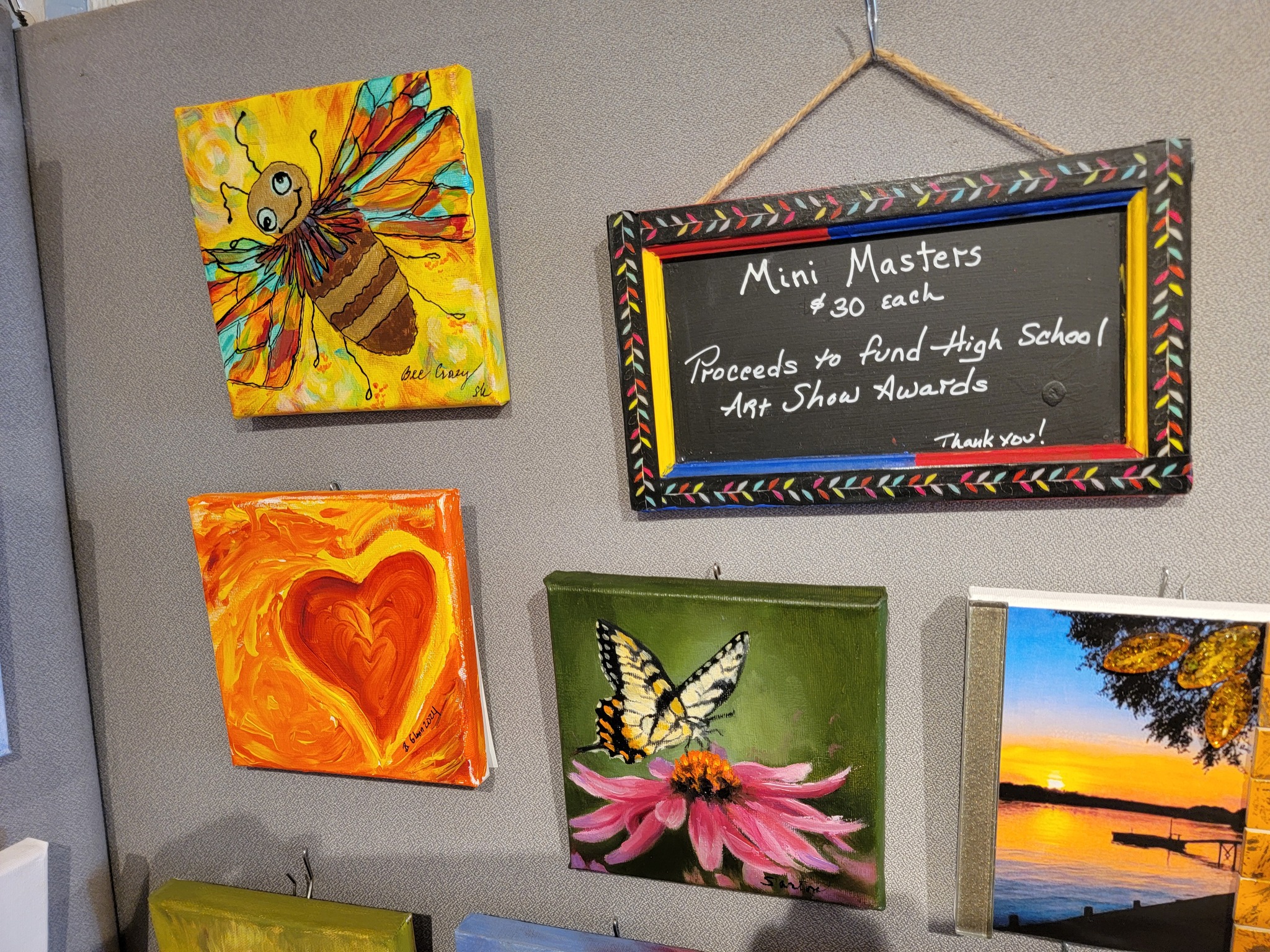 Mini Master exhibit at Gallery 223