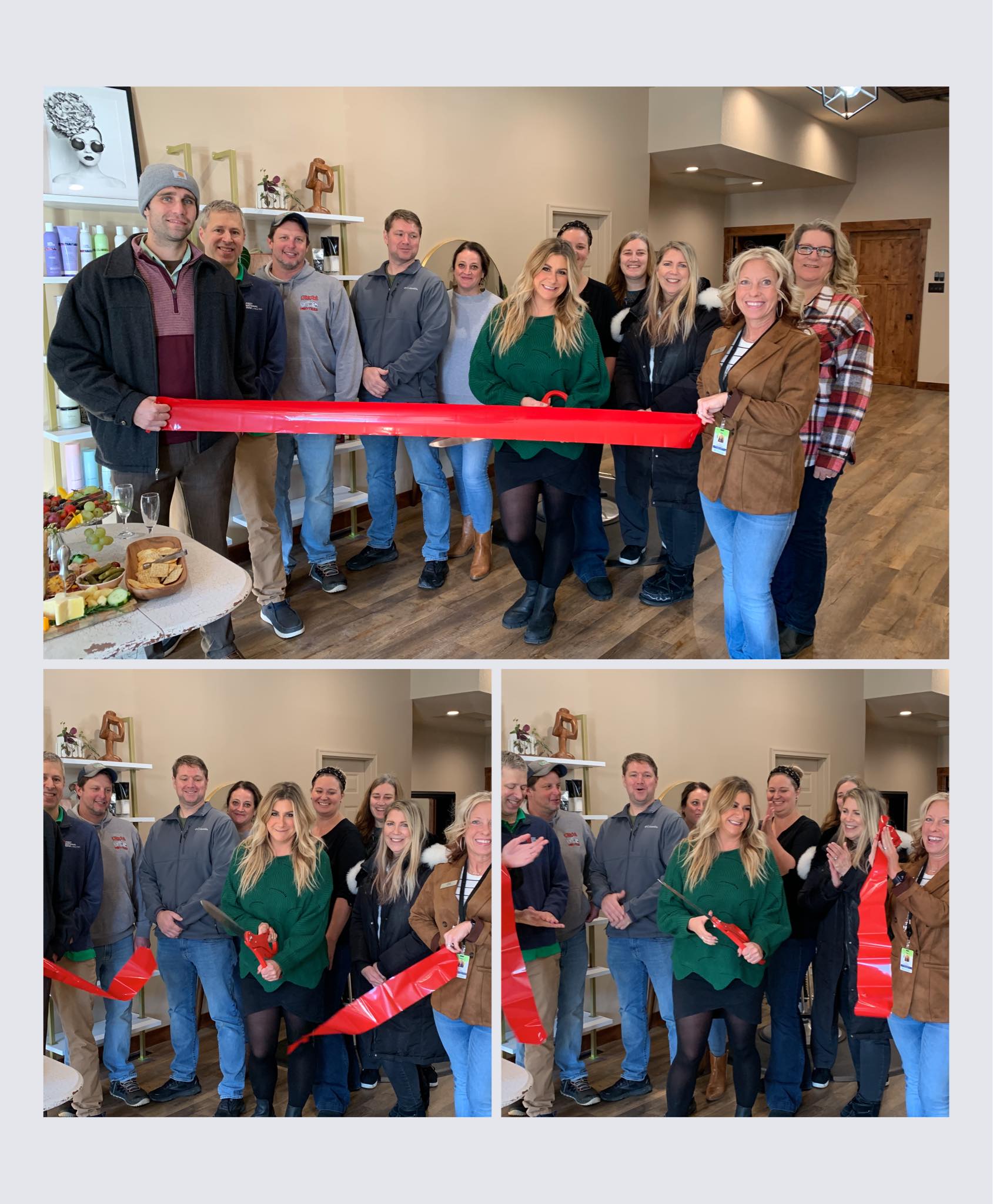 Ribbon cuttings to welcome new businesses to town - one of our favorite things!