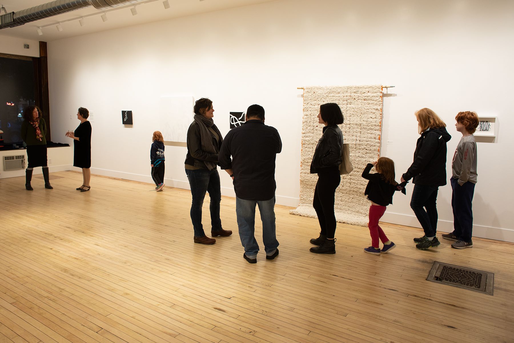 Inaugural art opening with Melissa Dorn "Mopping Up"