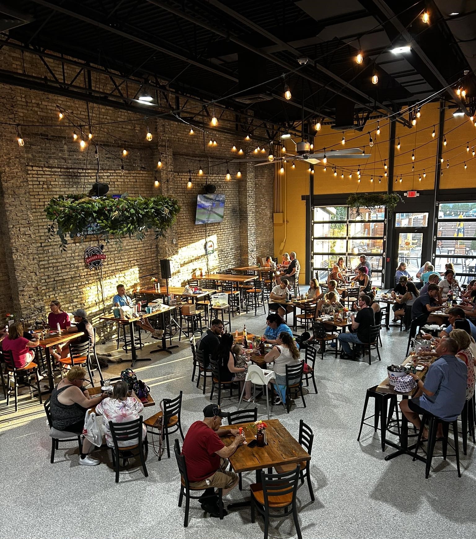 Inside tap room at the Geneva Tap House.