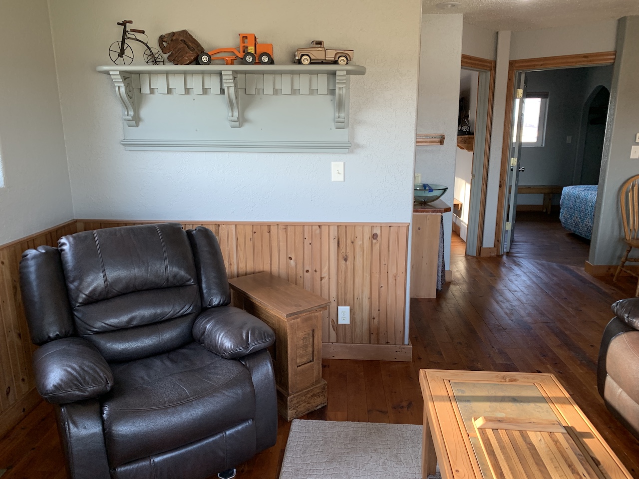 From living room looking toward bedrooms.