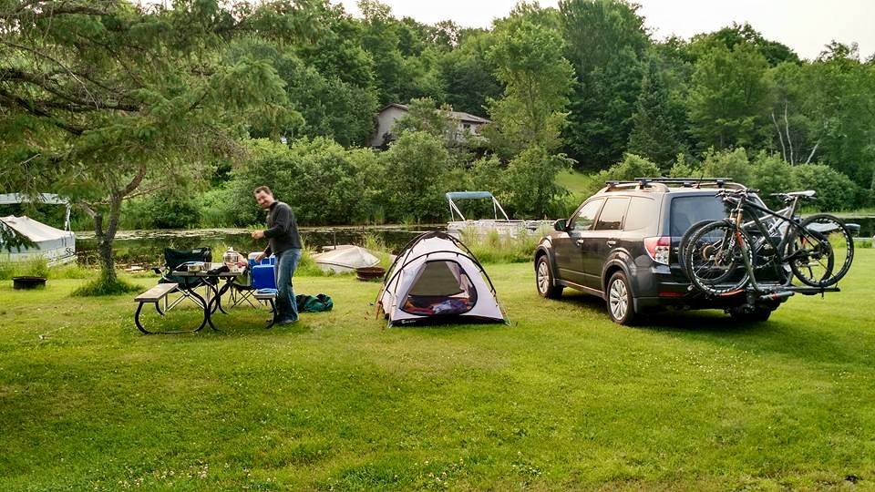 Sunrise Bay Campground on Nelson Lake