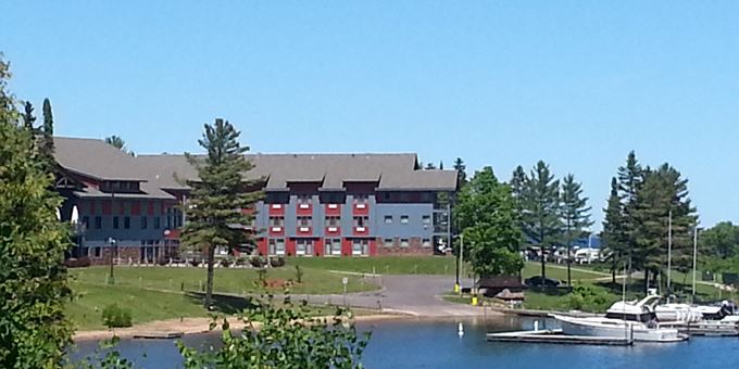 Legendary Waters Resort and Casino on Lake Superior.