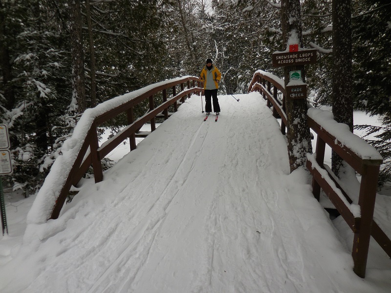 Gartzke Flowage Bridge to Coss Rabe Creek for Cross County Skiers and Snowshoers