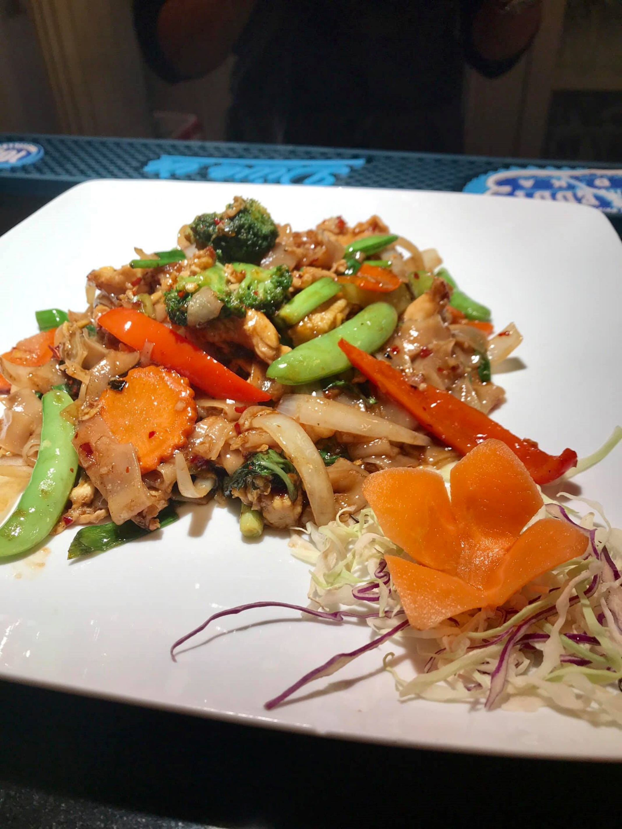 Thai menu option at Sabai Sabai