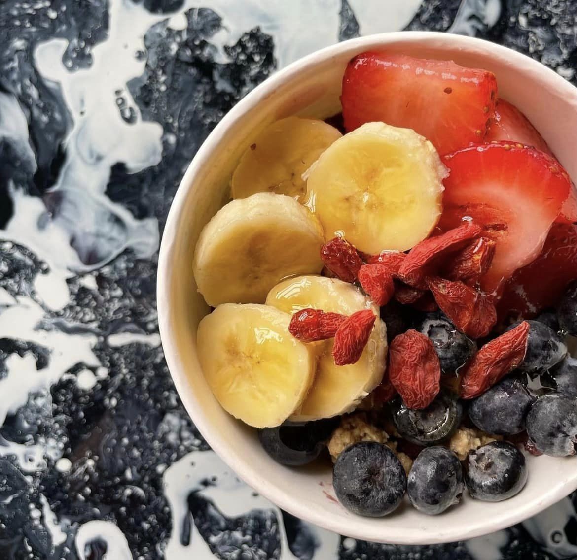 Acai bowl at Retro Eighth