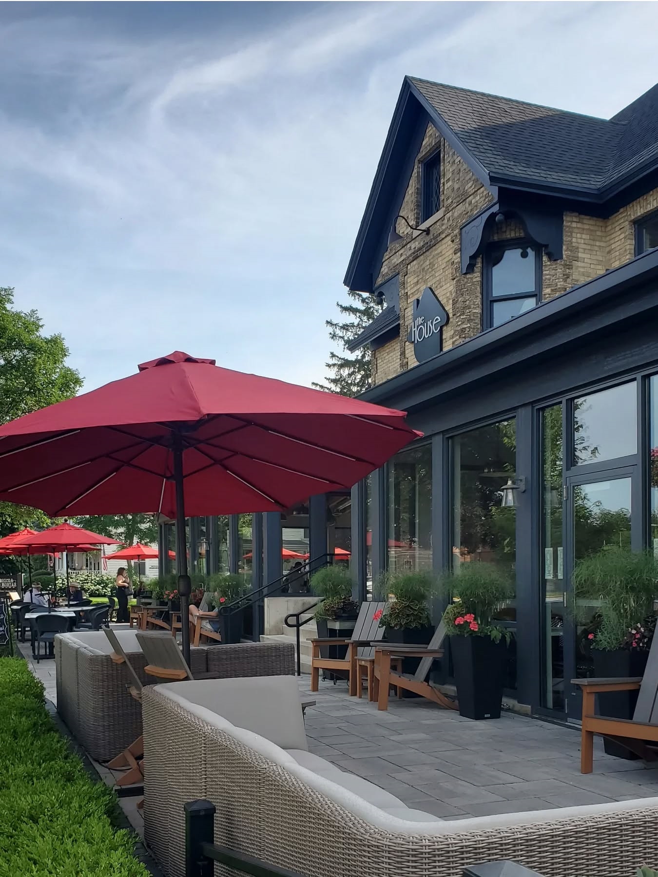 Patio at Brick &amp; Mortar Home