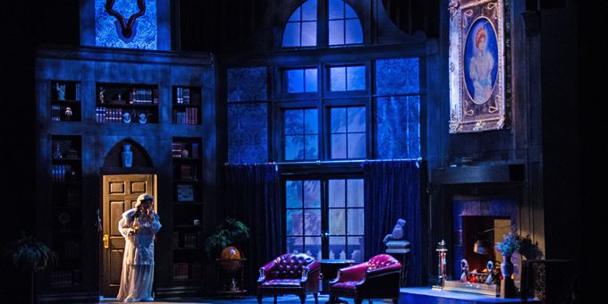 The Mystery of Irma Vep from the Peninsula Players 2014 season.