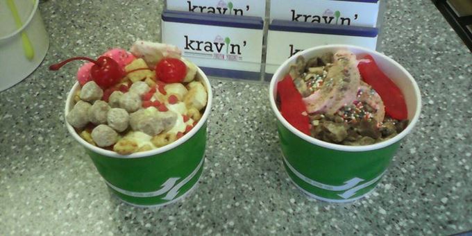 Create your dream yogurt treat at Kravin&#39; on Ashland&#39;s historic Main Street.