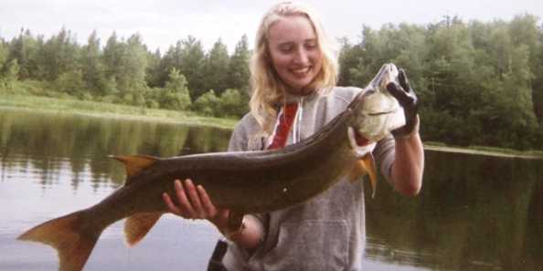 Great job on your first Muskie!