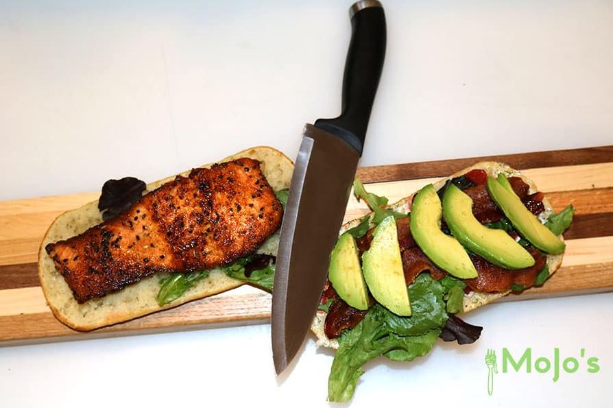 Blackened salmon