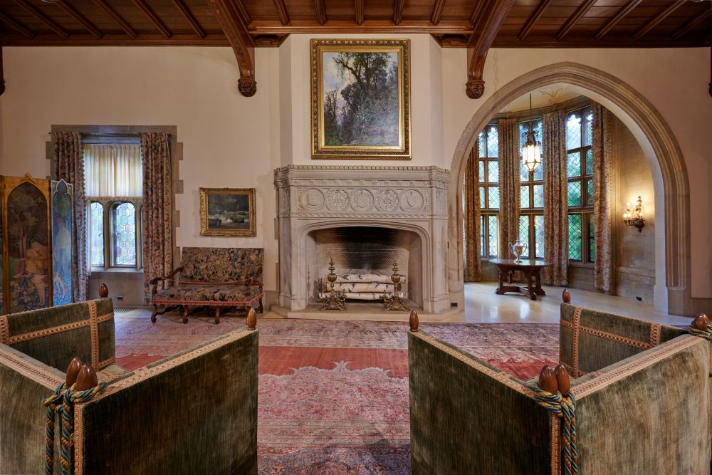 The Great Hall of the historic Paine mansion.