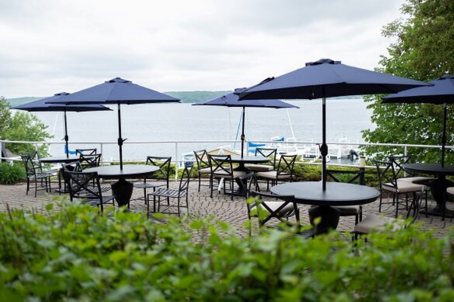 The patio at the Geneva Inn.