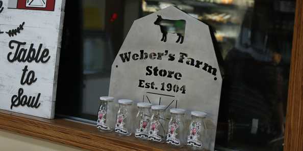Weber&#39;s Farm Store carries Nasonville Dairy products.