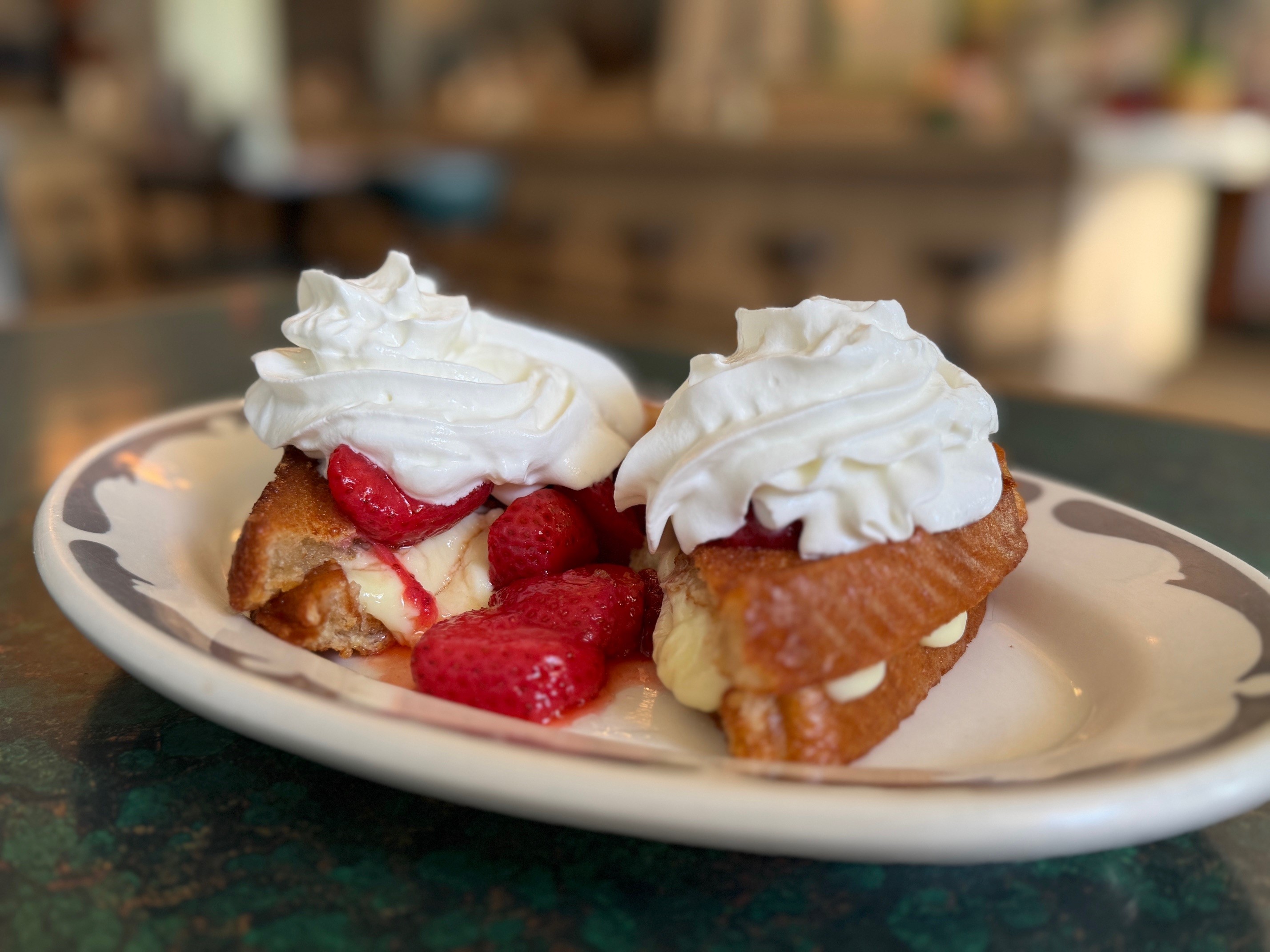 stuffed French toast at Susie Kay's Cafe