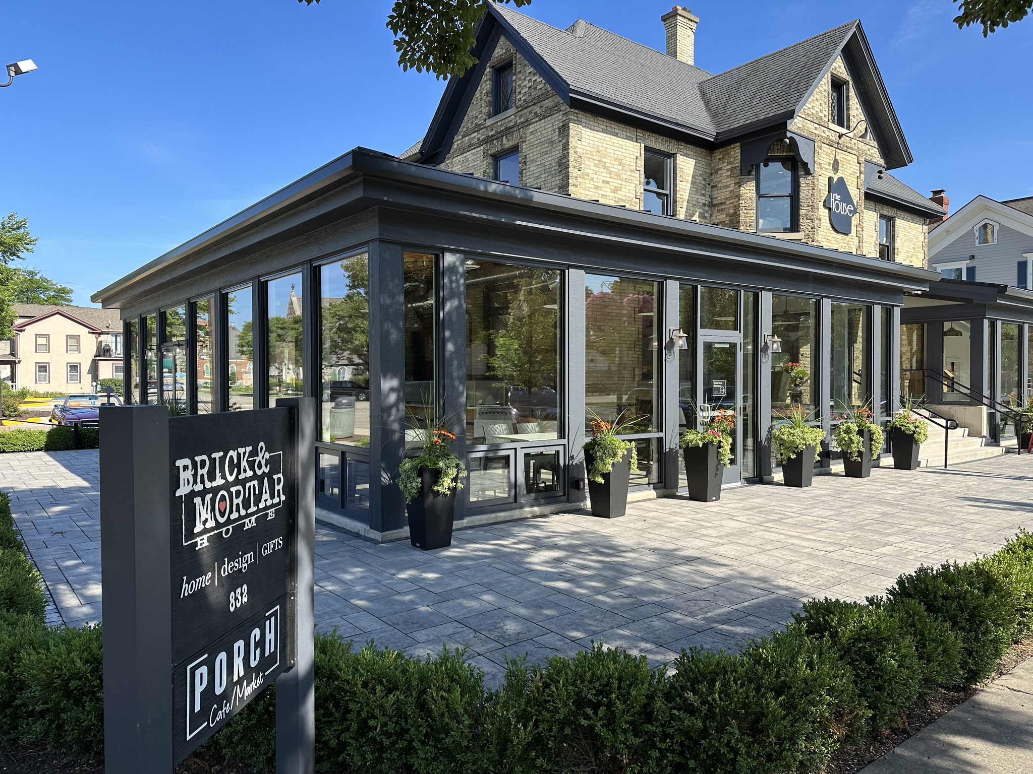 Outside of the Brick &amp; Mortar House