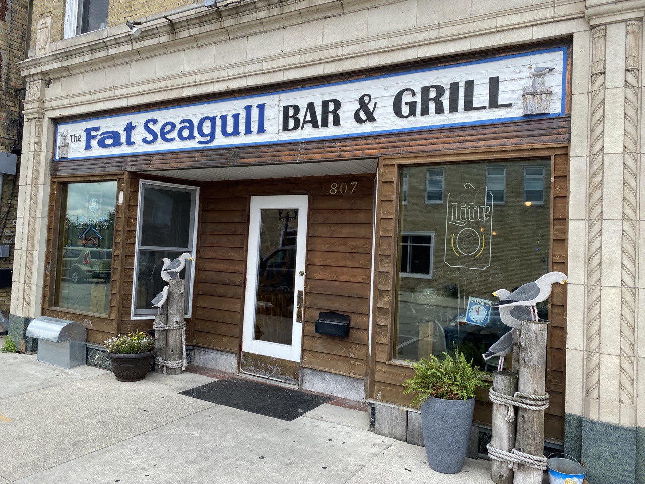 Outside of Fat Seagull