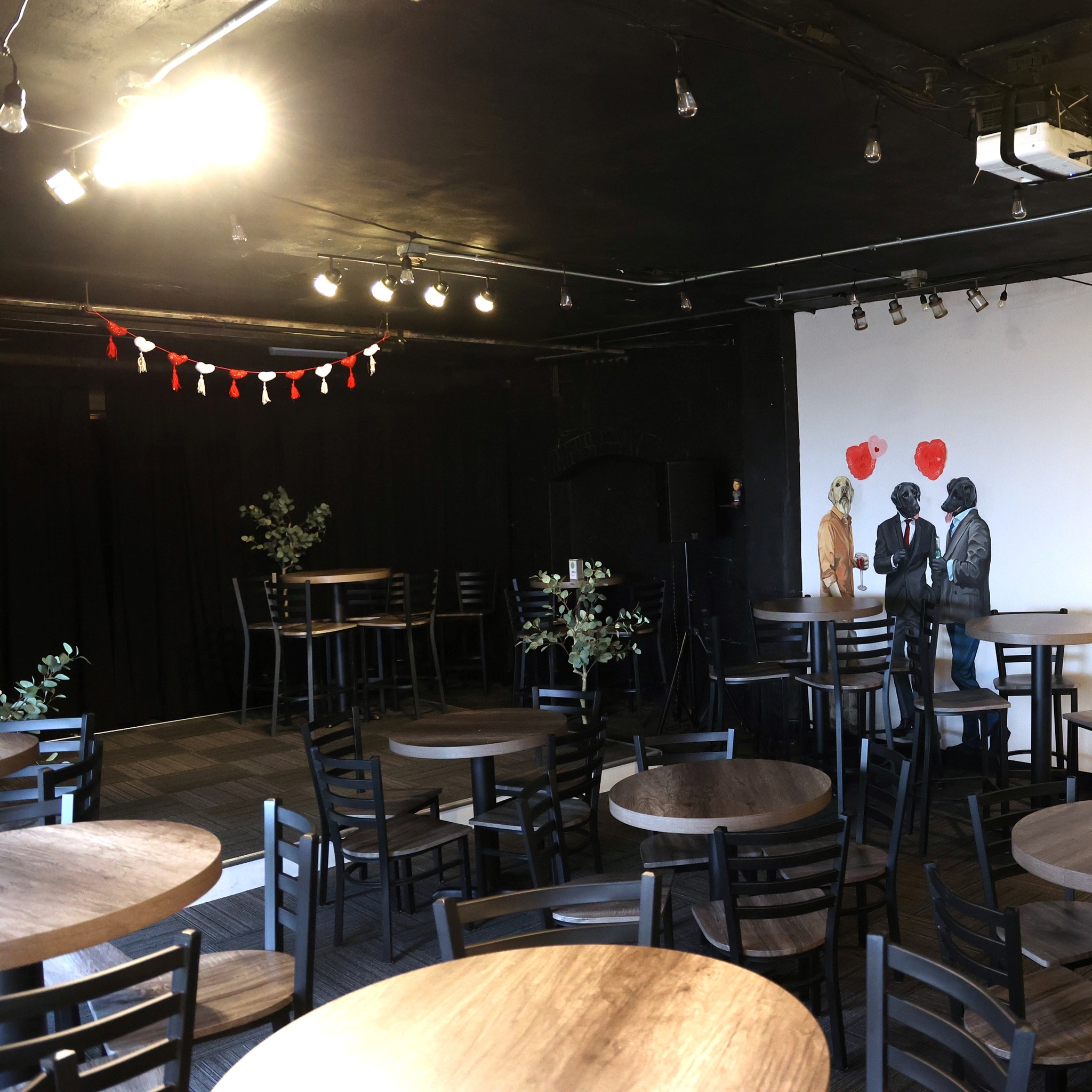 Alternate set-up at The Grapevine Theater