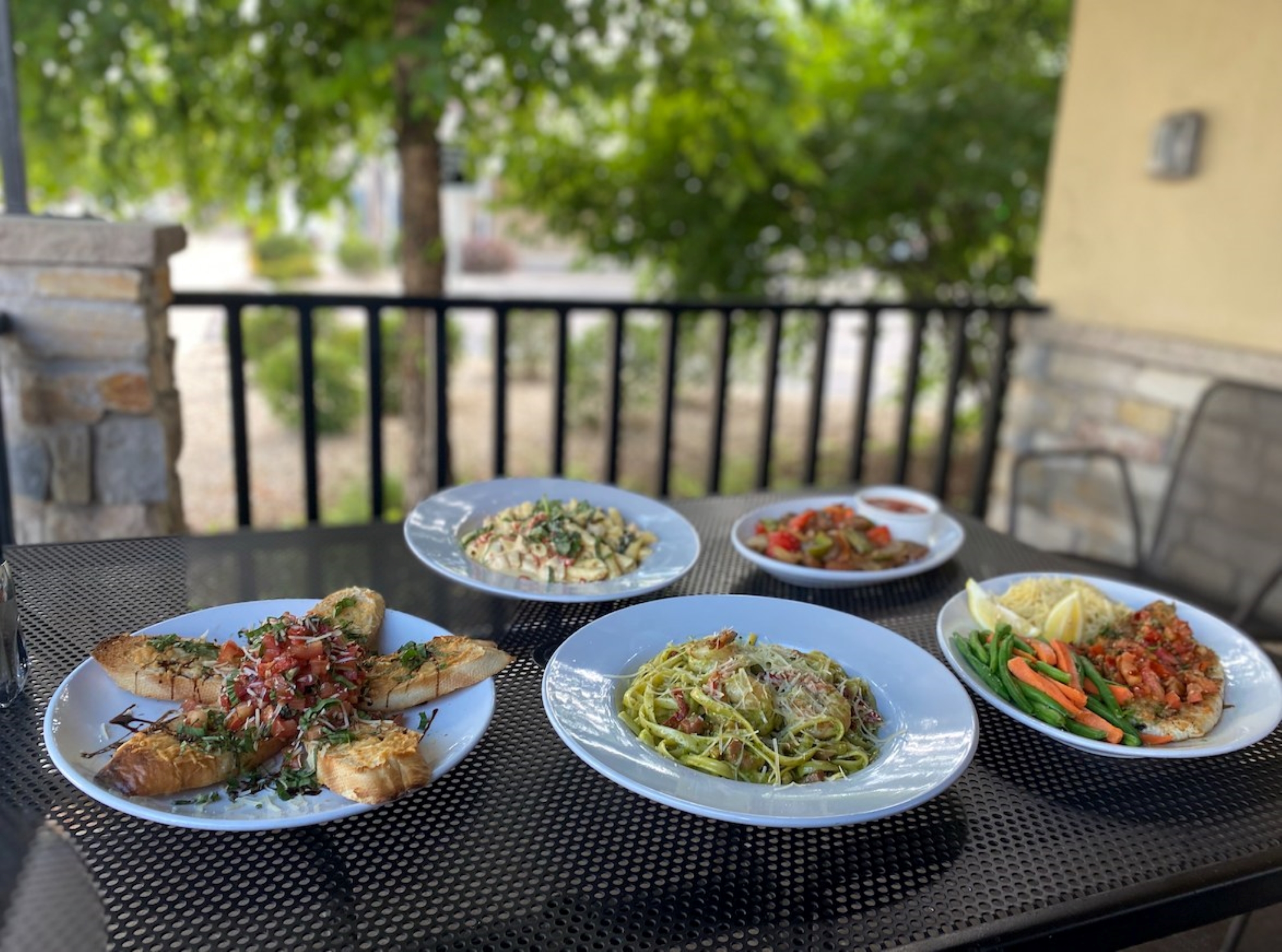 Dishes served at Tuscan Tavern