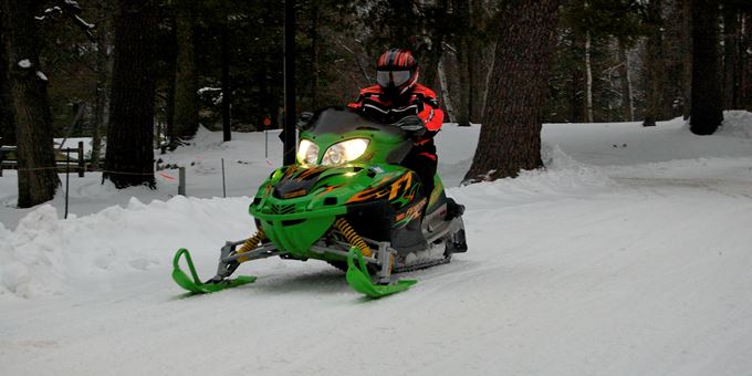 There are plenty of Snowmobile Trails to get out and enjoy!