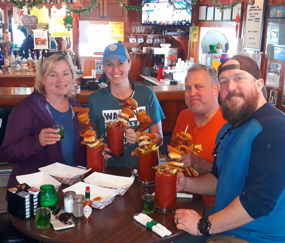 Country Inn Bar &amp; Grill Super Bloody Mary's is a meal in itself!