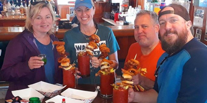 Country Inn Bar &amp; Grill Super Bloody Mary&#39;s is a meal in itself!