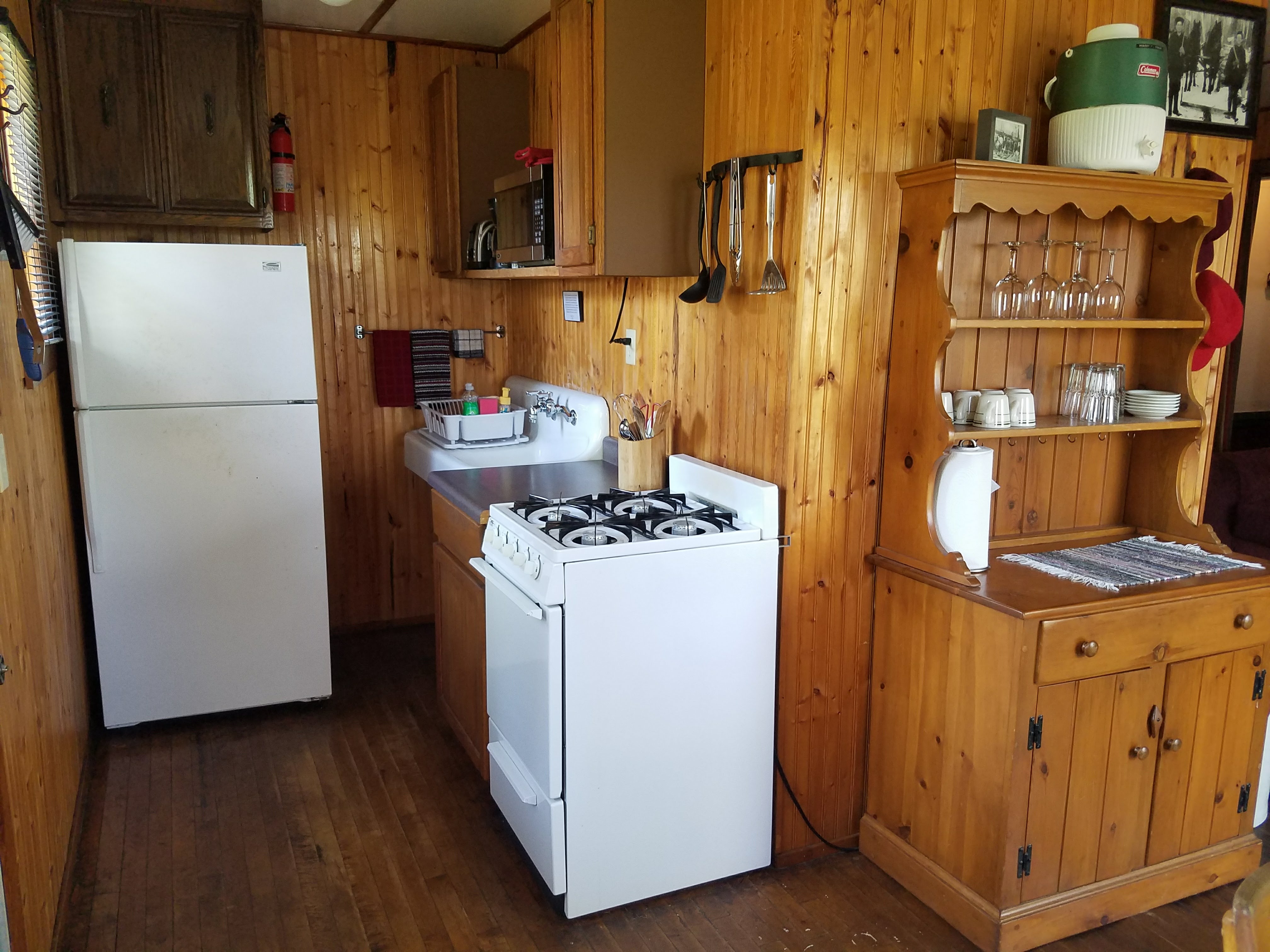 Cabin #3 kitchen