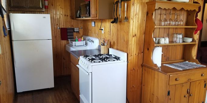 Cabin #3 kitchen
