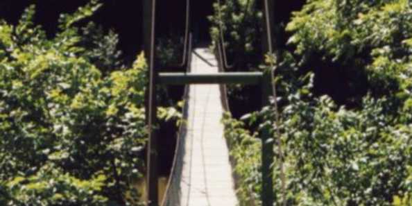 Swinging Bridge over Beaver Creek