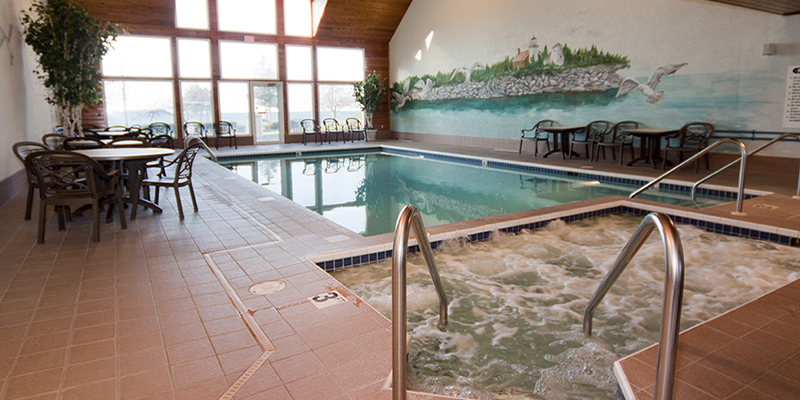Indoor pool.